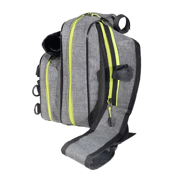 Ryuji (28*22*13cm) Spin Çantası Gri - Siyah - Resim 3