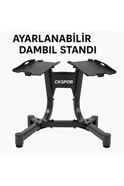 Dambıl Standı Siyah – Fitness ve Spor Ekipmanı Organizatörü - Resim 3