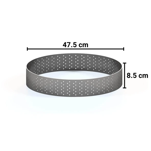 Melasty Yem Kırma Makinesi Eleği (8 mm Delikli) - Resim 2