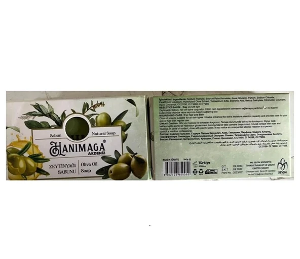 HANIMAĞA DOĞAL ZEYTİNYAĞI SABUNU 100G