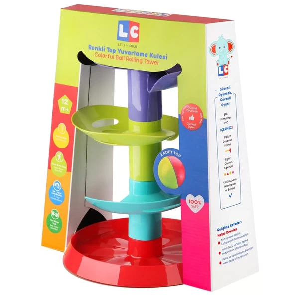 LC Renkli Top Yuvarlama Kulesi - Resim 3