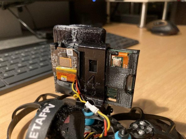 Hero 8 Çıplak Kılıf Decased Gopro Plastik Aparat - 3