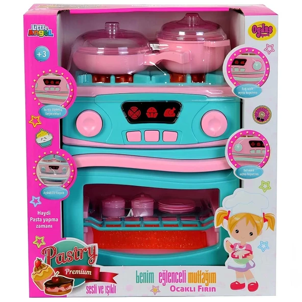 Pilli Fırınlı Ocak Set 02609 - Resim 4