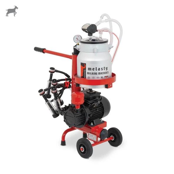 Melasty Micro İkili Keçi Süt Sağma Makinesi (Alüminyum Güğüm-Kauçuk) (Kuru) ürün görseli