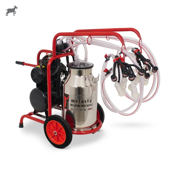 Melasty Dörtlü Keçi Süt Sağma Makinesi (Paslanmaz Güğüm-Silikon) (Yağlı) ürün görseli
