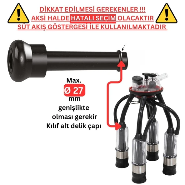 Melasty Algan Kısa Meme Lastiği (Silikon Memelik - 4 lü Paket) - Resim 2