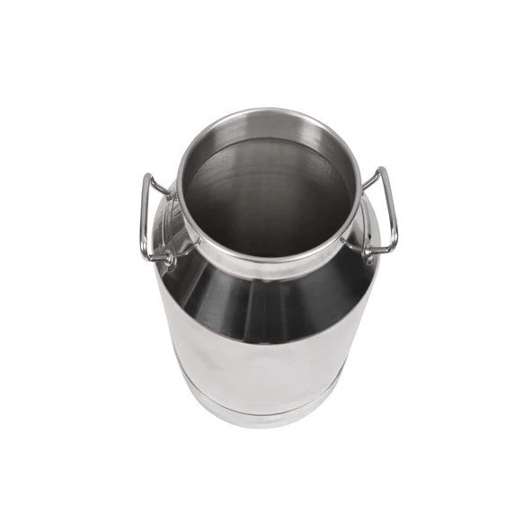 Melasty Süt Sağma Makinesi Paslanmaz Süt Güğümü (40 Litre İki Kulplu Kapaksız 180 mm Dar Ağız) - Resim 2