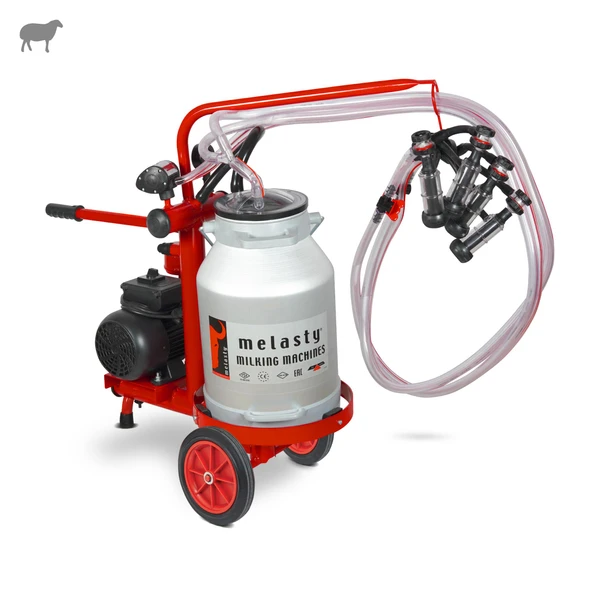 Melasty Ecomini Last Point İkili Koyun Süt Sağma Makinesi (Alüminyum Güğüm-Kauçuk) (Kuru) ürün görseli