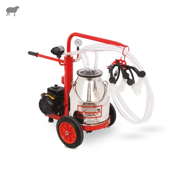 Tamam Ecomini İkili Koyun Süt Sağma Makinesi (Paslanmaz Güğüm-Silikon) (Kuru) ürün görseli 1