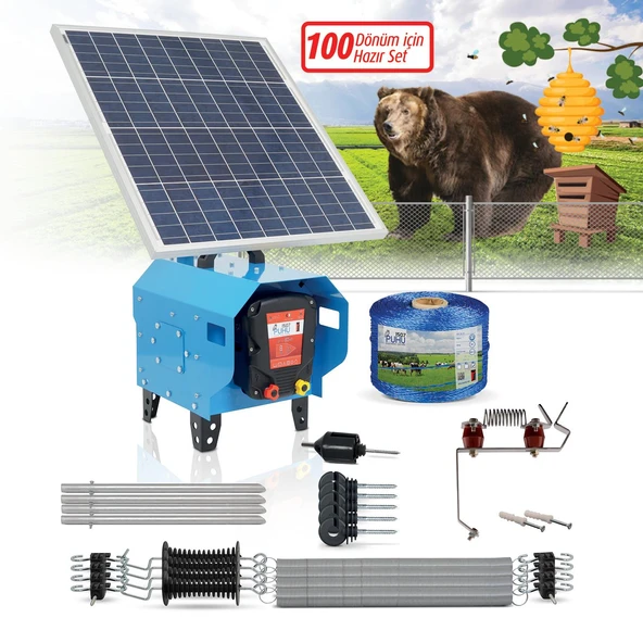 Puhu Compact Model Kuruluma Hazır Elektrikli Çit Sistemi (100 Dönümlük) (8 Joule) ürün görseli