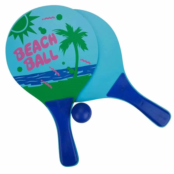 Ahşap Plaj Raketi ürün görseli