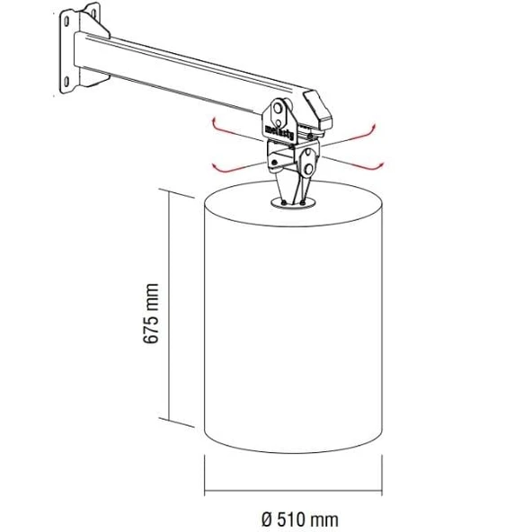 Melasty Büyükbaş Hayvan Kaşıma Fırçası Yedeği Düz Başlık - Resim 2