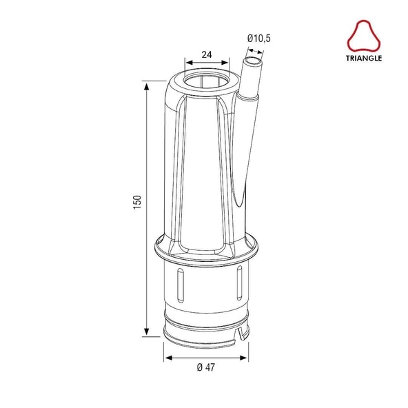 Melasty 3 GEN 24 Meme Lastiği Kılıfı (Şeffaf) (4'lü) - Resim 2