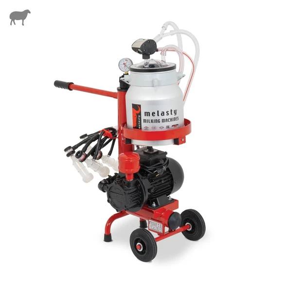 Melasty Micro İkili Koyun Süt Sağma Makinesi (Alüminyum Güğüm-Silikon) (Kuru) ürün görseli 1