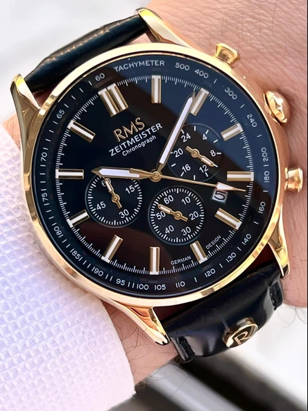 Romanson Deri Kordon İç Fonksiyonları Aktif 5 Atm Suya Dayanıklı Erkek Kol Saati AG1578.07 - 2