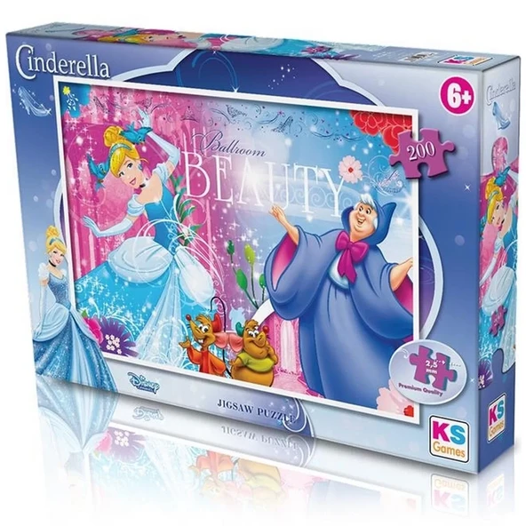 Ks Games Cinderella Puzzle 200 Parça ürün görseli 1