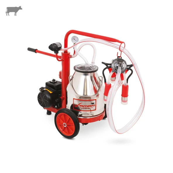 Tamam Ecomini Tekli İnek Süt Sağma Makinesi (Paslanmaz Güğüm-Silikon) (Kuru) ürün görseli