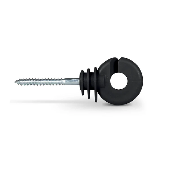 Puhu Siyah Elektrikli Çit İzolatör 32 mm 50 Ad. (Orta Dayanımlı PP) ürün görseli