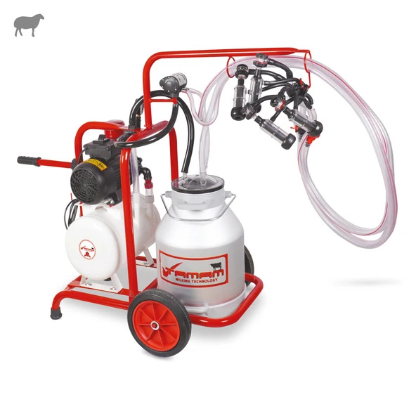 Tamam İkili Koyun Süt Sağma Makinesi (Alüminyum Güğüm-Kauçuk) (Kuru) ürün görseli 1