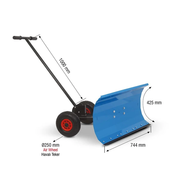 Melasty Kar Küreme ve Gübre Sıyırıcı - Resim 5