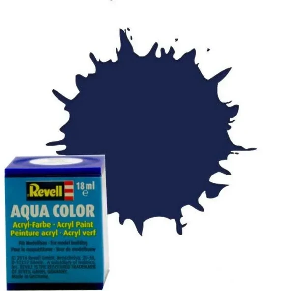 Aqua Color Night Blue - Gloss Boya - 18 ml ürün görseli