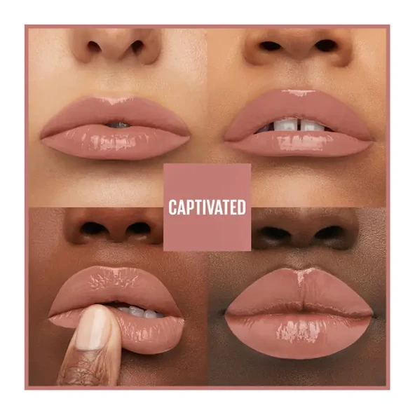 Maybelline New York Super Stay Vinyl Ink Uzun Süre Kalıcı Likit Parlak Ruj - 95 Captivated - 3