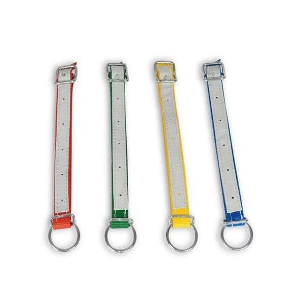 Melasty Küçükbaş Boyun Kayışı Delikli Derili (Sarı - 60 cm) ürün görseli