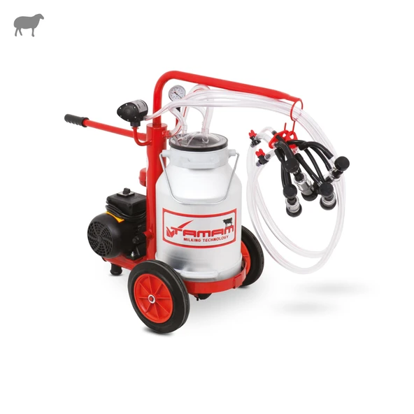 Tamam Ecomini İkili Koyun Süt Sağma Makinesi (Alüminyum Güğüm-Kauçuk) (Kuru) ürün görseli