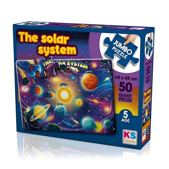 KS Games Solar Sistem Gezegen 50 Parça Puzzle ürün görseli 1