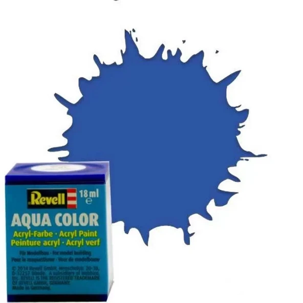 Aqua Color Blue - Mat Boya- 18 ml ürün görseli