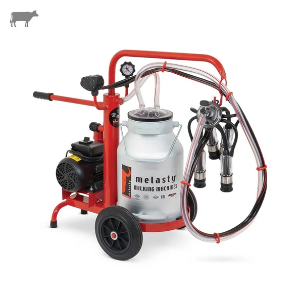 Melasty Ecomini Tekli İnek Süt Sağma Makinesi (Alüminyum Güğüm-Kauçuk) (Yağlı) ürün görseli