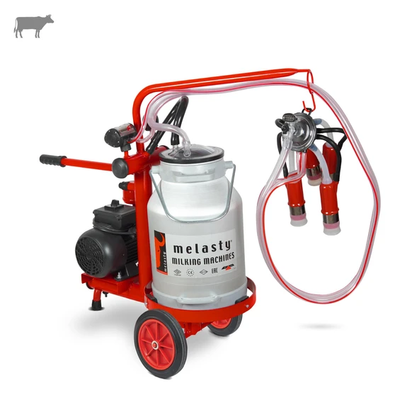 Melasty Ecomini Last Point Tekli İnek Süt Sağma Makinesi (Alüminyum Güğüm-Silikon) (Kuru) ürün görseli 1