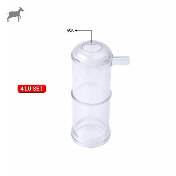 Melasty 20 Keçi Meme Lastiği Kılıfı (4'lü) ürün görseli