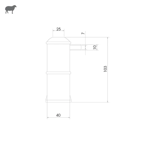 Melasty 25 Koyun Meme Lastiği Kılıfı (4'lü) - Resim 2