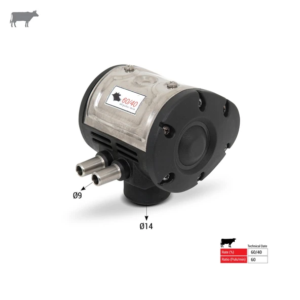 Melasty Süt Sağma Makinesi İnek Pulsatör (Inox Çıkışlı) (60/40-60) ürün görseli