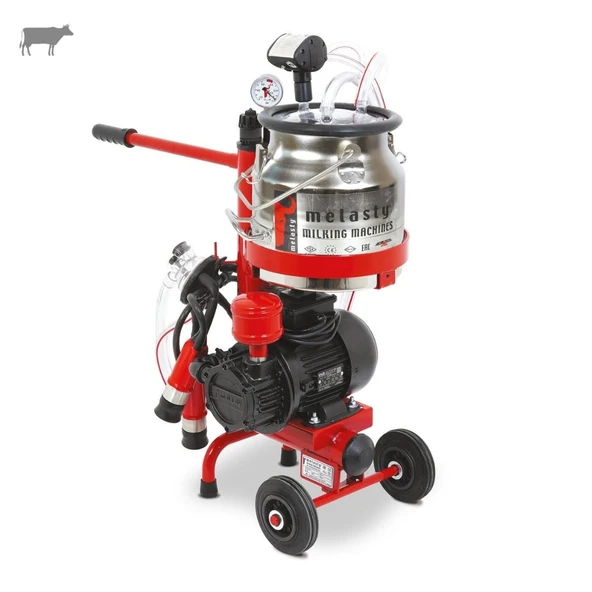 Melasty Micro Tekli İnek Süt Sağma Makinesi (Paslanmaz Güğüm-Kauçuk) (Kuru) ürün görseli 1
