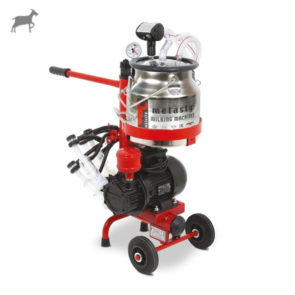 Melasty Micro İkili Keçi Süt Sağma Makinesi (Paslanmaz Güğüm-Silikon) (Kuru) ürün görseli