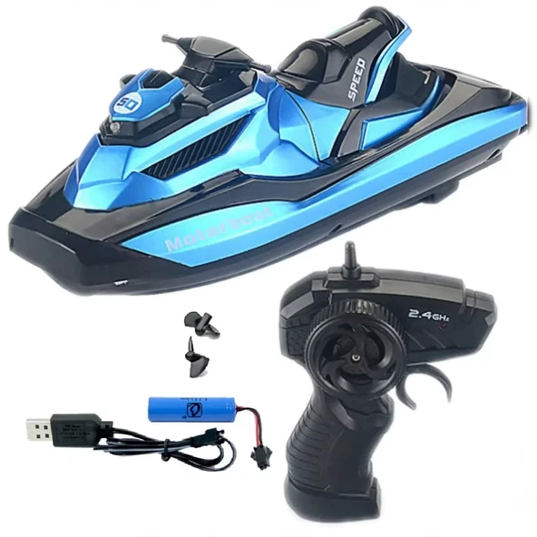 Motorboat 2.4 Ghz Kumandalı Full Fonksiyon Jet Ski - Resim 2