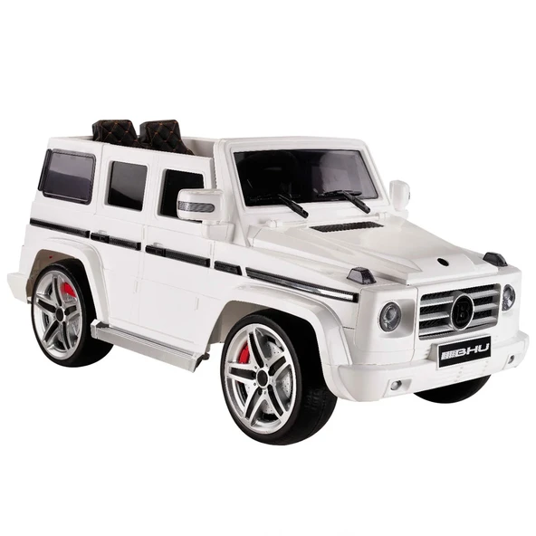 439 Akülü Uzaktan Kumandalı Jeep Sedef Beyaz ürün görseli