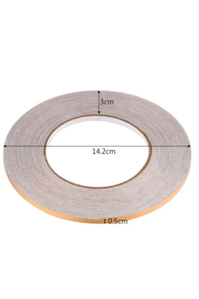 0.5 cm 50 Metre Gold Fayans Arası Şerit Bant - Resim 3