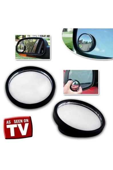Araç Için Ayarlanabilir 360 Derece Dönen Kör Nokta Ayna Seti 2 Adet ürün görseli 1