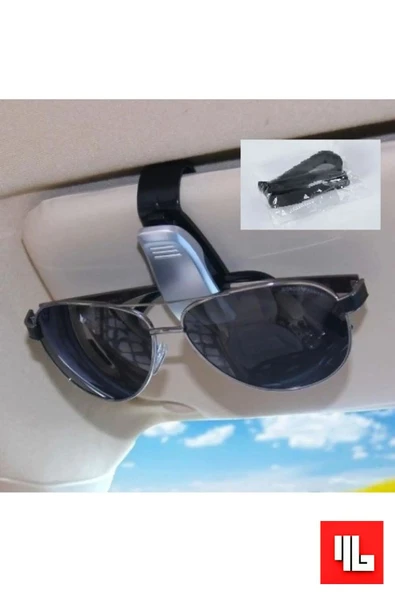Araç İçi Mandallı Gözlük Tutucu Kart Tutacağı Klips Opp Portatif Kolay Kullanım - Resim 2