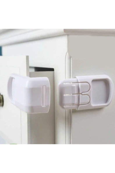 2 Adet Bebek Çocuk Güvenlik Dolap Ve Çekmece Kilidi Çok Amaçlı Çocuk Kilidi - Resim 3