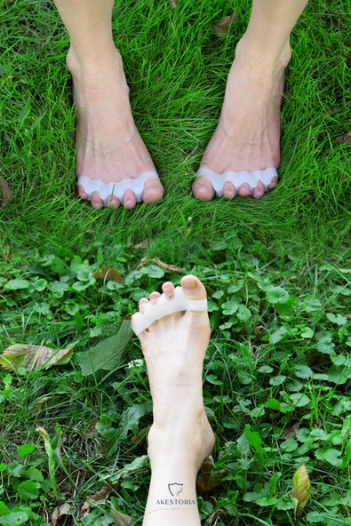 Çift Silkonlu Beş Parmak Bunyon Ayak Parmak Düzeltici Ve Kemik Koruycu Fc-020 - Resim 2