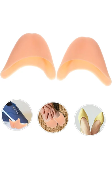 2 Li Silikon Parmak Gömleği Ayak Parmak Koruyucu Tüm Parmakları Kapatan Ayak Bunyon Gömlek - 2