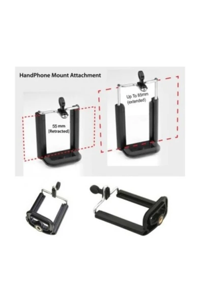 2 Adet Cep Telefonu Tripod Bağlantı Aparatı ürün görseli 1