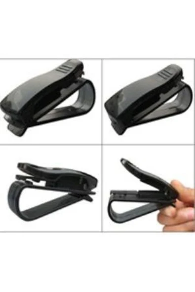 Araç Içi Mandallı Gözlük Ruhsat Belge Tutacağı Tutma Aparatı - Resim 2