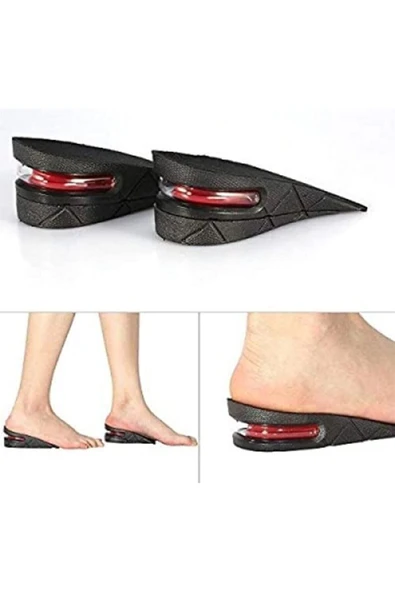 Air Boy Uzatıcı İçten topuk 5 cm-Siyah ürün görseli 1