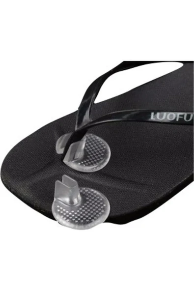 2 li Yumuşak Esnek Parmak Arası Terlik Vurma Koruyucu Silikon Jel Ped ürün görseli