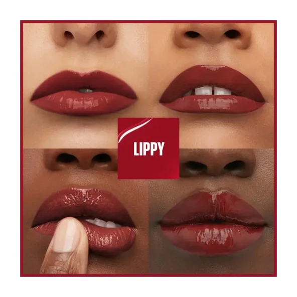 Maybelline New York Super Stay Vinyl Ink Uzun Süre Kalıcı Likit Parlak Ruj - 10 Lippy - 3